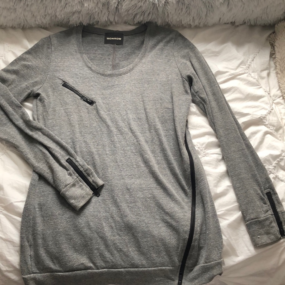 Monrow Functional Zip Sweatshirt - image 1